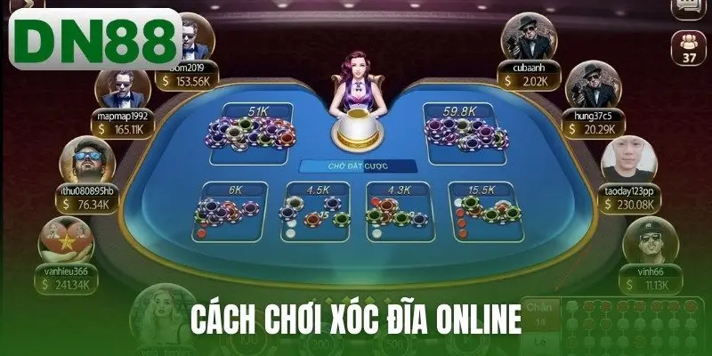 cách chơi Xóc đĩa online